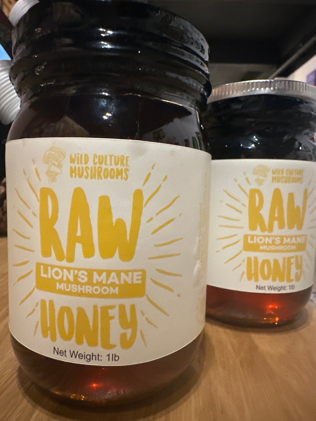 Lion's Mane Infused Raw Honey