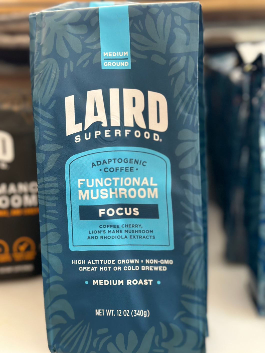 Focus Laird Coffee with Functional Mushrooms (Medium Ground)
