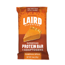 Load image into Gallery viewer, Laird Pumpkin Spice Protein Bar with Lions Mane and Chaga
