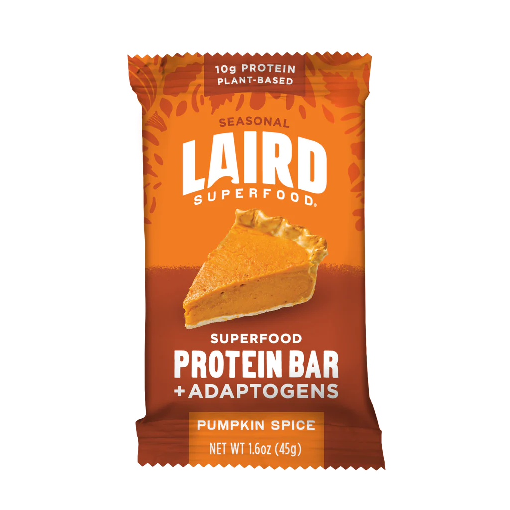 Laird Pumpkin Spice Protein Bar with Lions Mane and Chaga
