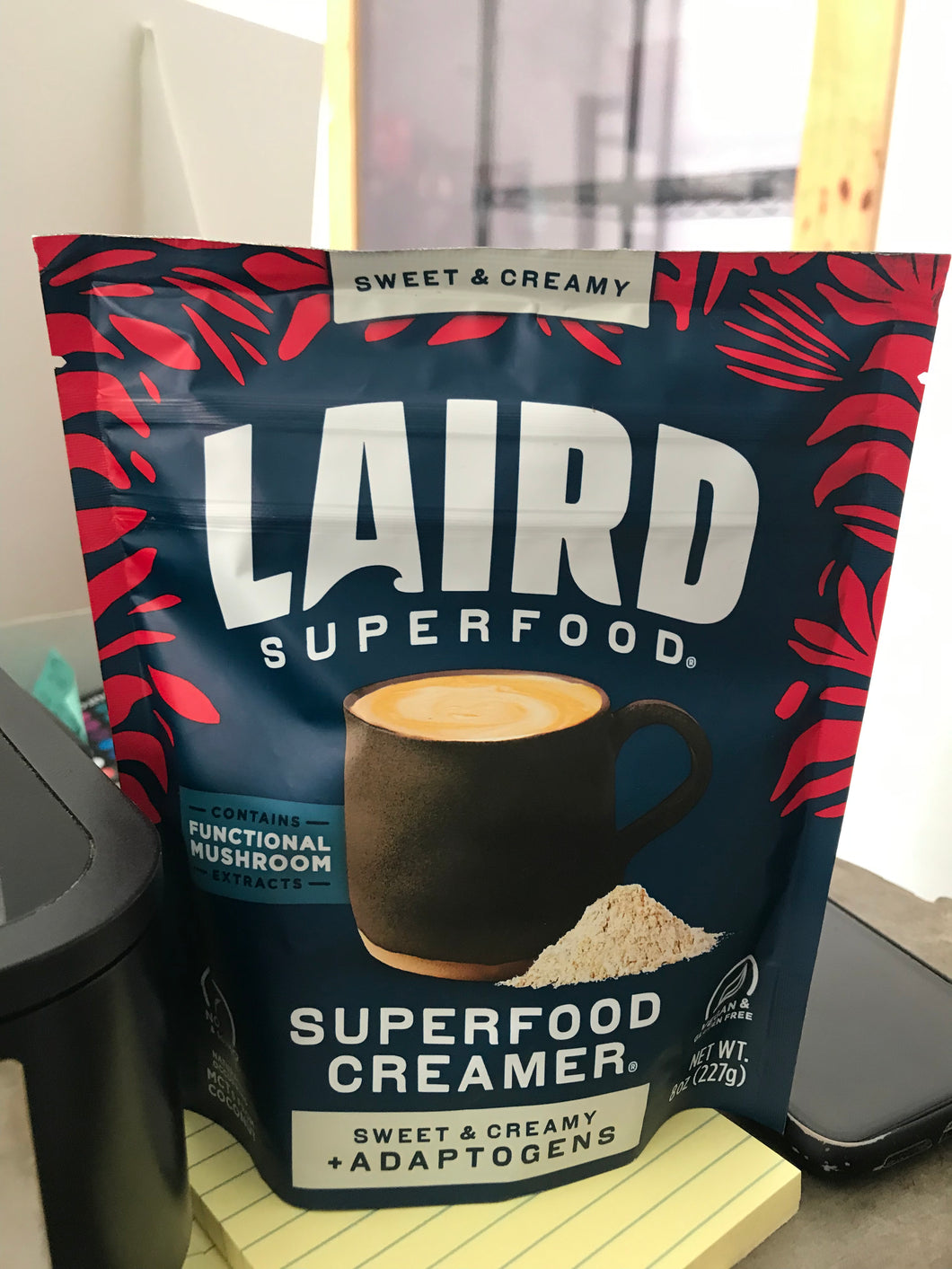 Laird súper food oat milk creamer with functional mushrooms