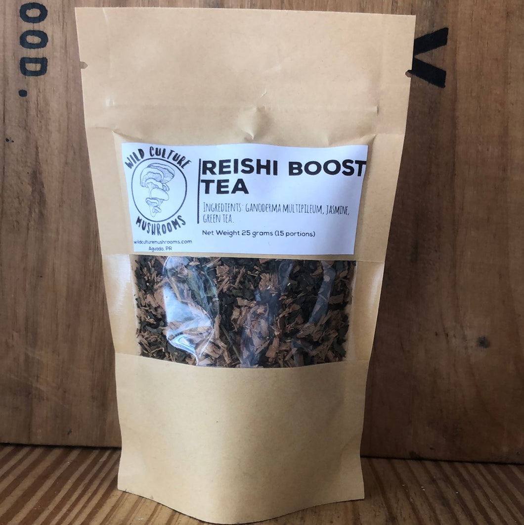 Reishi boost tea bag