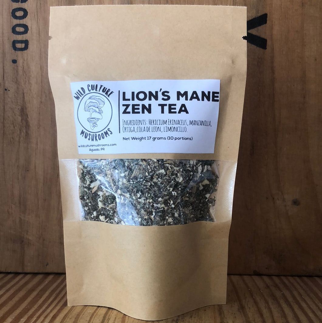 Lions Mane Zen tea bag