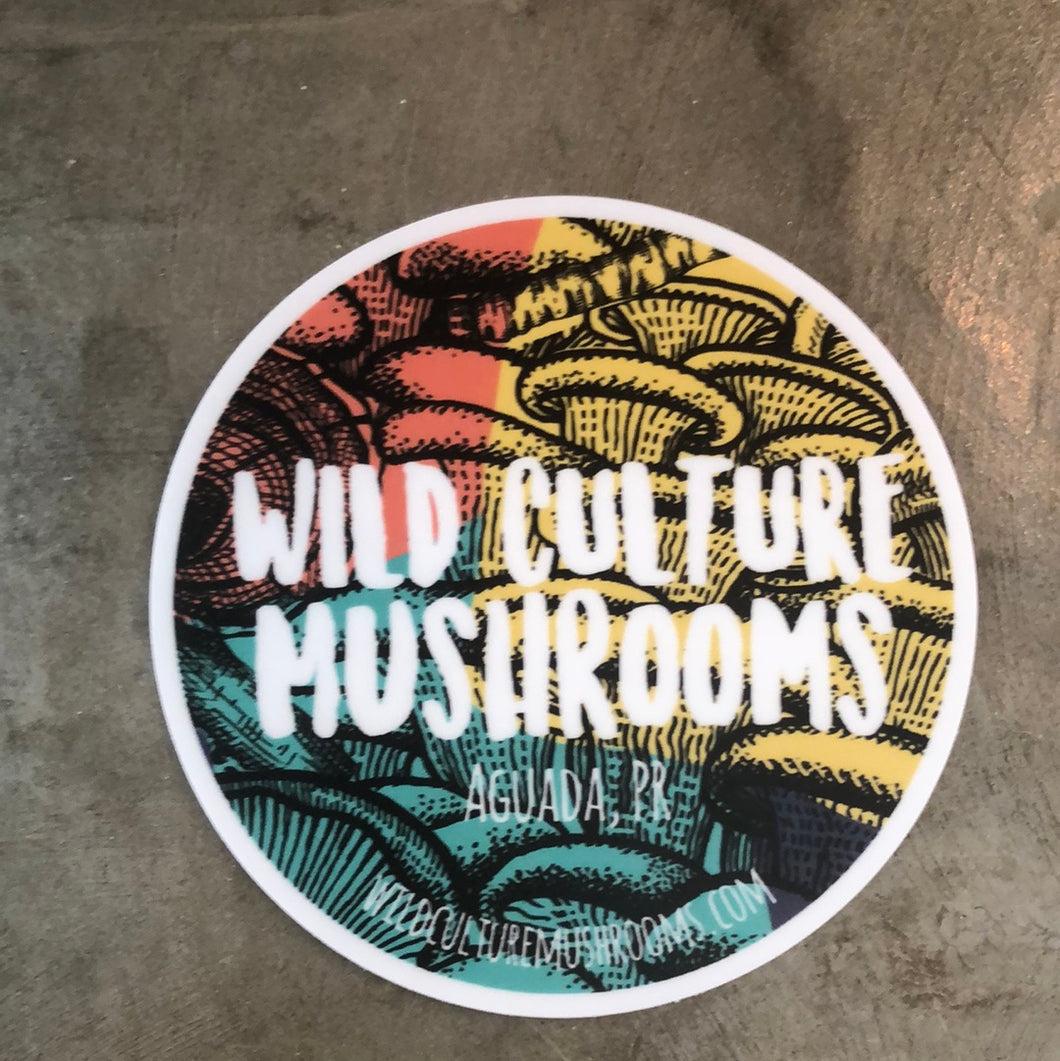 Wild Culture Mushroom Sticker